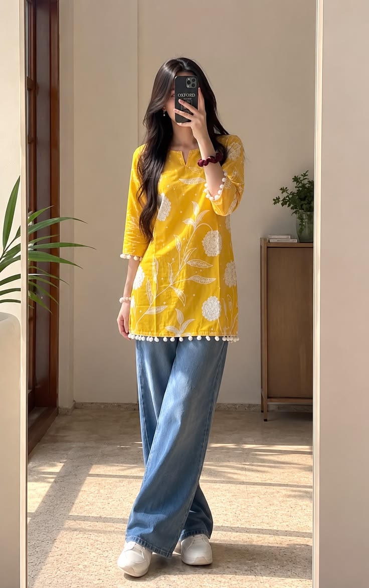 Pearls trendy kurthis and jeans collection